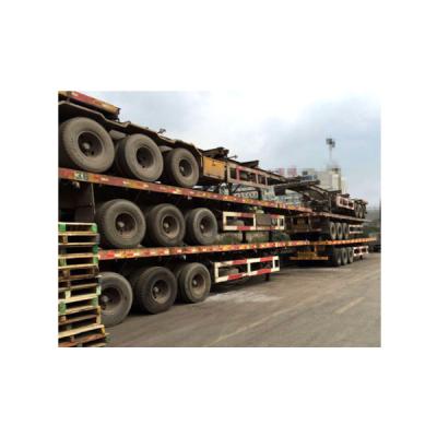 China Truck Trailer Original Condition Used Trailer Chassis For Supply Container 2axles 3 Axles Cheap Price for sale