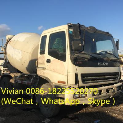 China Construction Industry Used Isuzu Concrete Mixer Truck In Good Working Condition For Sale for sale