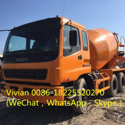 China Construction Industry Competitive Price Second Hand Isuzu Concrete Mixer Truck In Stock For Sale for sale