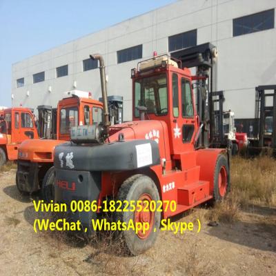 China Building Material Stores Fork Lifting 5Ton 10Ton Used Heli Forklift With Nice Quality For Sale for sale