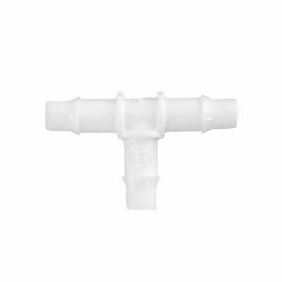 China Plastic White Assay Equal PP Squeeze Fittings Quick Connector for sale