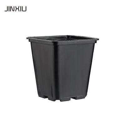 China Eco - Friendly Wholesale Square Garden Nursery Gallon Plastic Flower Pots for sale