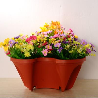 China China Supplier Eco-Friendly Factory Decorative Cheap Flower Pots Plastic Plant Pots For Garden for sale