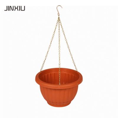 China Morden Italian Plastic Wholesale Plastic Basket Garden Hanging Pots for sale