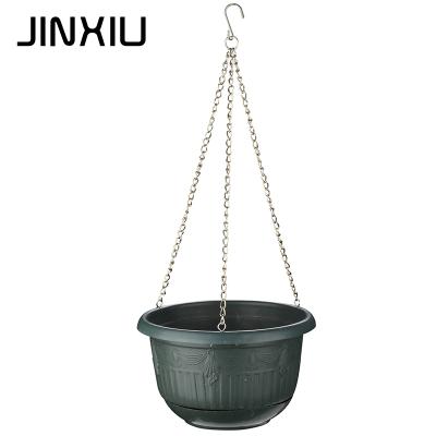 China Morden taizhou plastic terracotta basket flower pot hanging hanger for sale