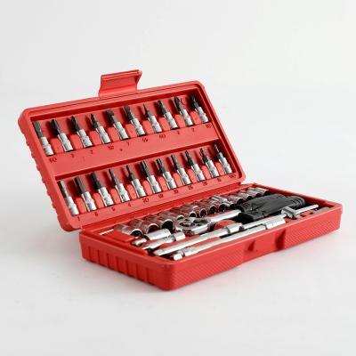 China Repair Excellent Hand Tool Socket and Spanner Tool Set Mechanic Socket Set for Repair Work for sale