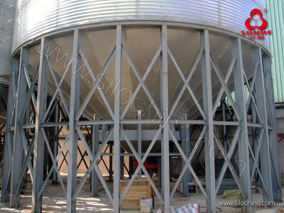 China 50-5000T/PC hopper/flat bottom Farm used Assembly galvanized steel silo for storage different grains for sale