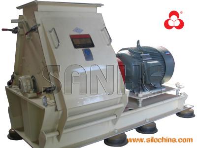 China Twice hammer mill crushing process for Animal Pellet Feed Machine Line for sale