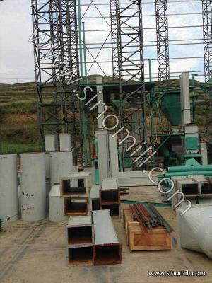 China Ring die  pellet  machine and brand new Complete set of Animal Feed Mill Plant for sale