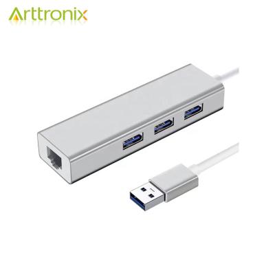 China For Portable OTG Computer Cell Phone USB Type C 4 HUB 3.0 Port Splitter Adapter DC Usb3.0 Multi Port Hub Converter For Pro Laptop PC Computer Accessories for sale