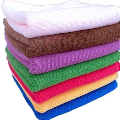 China Edgeless Cleaning Cloth Drying Detailing Polishing Microfiber Towel Car Wash No-scratch Viable Glass Wash Cloth for sale