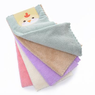 China QUICK DRY 80%polyester 20% household microfiber blue orange green nylon cleaning cloths for sale