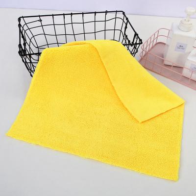 China Long And Short Pile Microfiber Towel 400gsm Microfiber Durable Super Absorbent Edgeless Cleaning Cloth For Car Drying Towel for sale