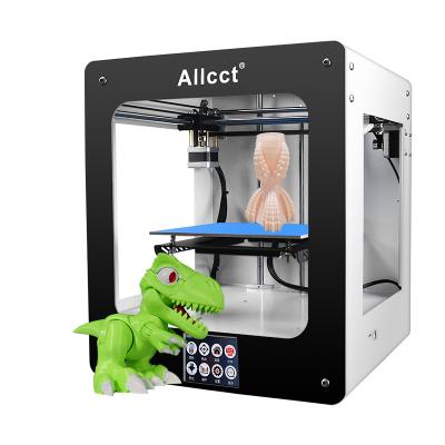 China Allcct 3d printer simple digital industrial grade graphic design upgrade desktop extrude 3d printer compatible FDM printing machine for sale