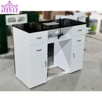 China Modern Simple Modern Simple Nail Table Manicure Nail Table Double-edged Nail Table With Drawer for sale