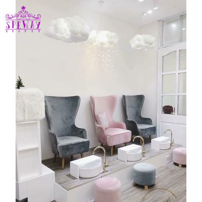 China Wholesale Cheap Stylish Modern Fancy Manicure Chair Pedicure Chairs for sale