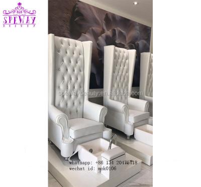 China 2021 Wholesale Modern Luxury Cheap White Nail Salon Spa Pedicure Chairs for sale