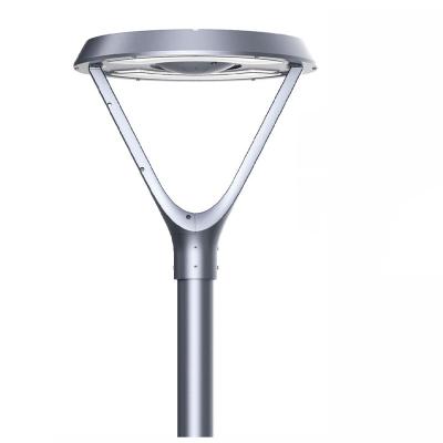 China European Garden Design Round Design Led Solar Street Garden Light Price With Pole for sale