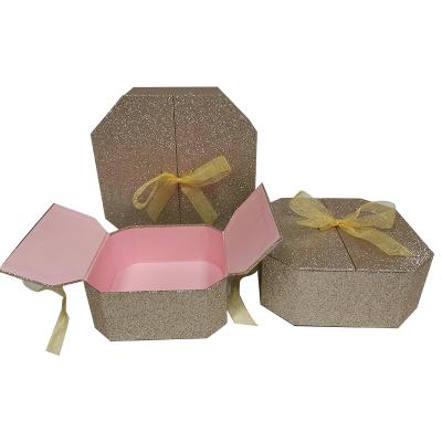 China Recyclable Exquisite Gift Box Paper Drawer Cardboard Packaging Gift Box Wedding Package Packaging Box for sale