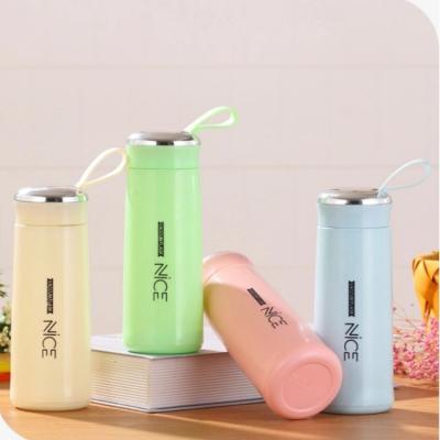 China Stored hot new product fitness increasing large capacity leakproof glass liner drinking water bottle for sale