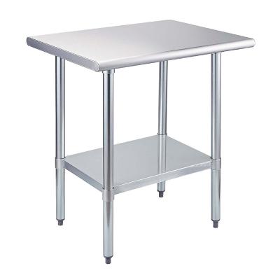 China Commercial kitchen Hot Selling Stainless Steel Work Bench 201/304 Worktables With Warehouse Price For Restaurant Catering Outdoor for sale