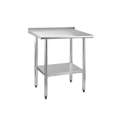 China Commercial kitchen Discount Price Hospital Stainless Steel Working Table 2 Tier Stainless Steel Work Table for sale