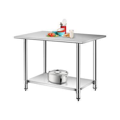 China Commercial kitchen Commerical Kitchen Equipment Stainless Steel Worktable Food Table For Restaurant Prefab Commercial Kitchen for sale