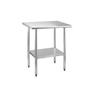 China Commercial kitchen Stainless Steel Workbench Kitchen Caseboard Operating Bench Packing Counterboard Test Bench Kitchen Stainless Steel Table for sale