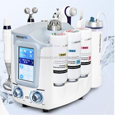 China Pigment 2021 Korea Aquasure 6-in-1 H2O2 Blister Removal Aqua Exfoliating Skin Comprehensive Management Device RF Skin Tightening Device for sale