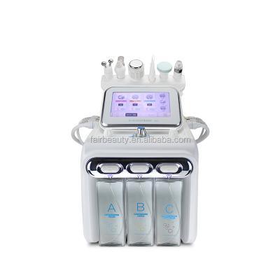 China 2021 High Quality DEEPLY CLEANING 6 in 1 Small Oxygen Bubble Skin Tightening Ultrasonic Hydra Dermabrasion Skin Care Beauty Machine for sale