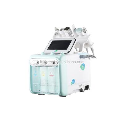 China 2021 Hydraulic Oxygen Facial Microdermabrasion DEEP CLEANING High Power 6 in 1 Hydrogen H2O2 Oxygen Deep Cleansing Facial Machine for sale