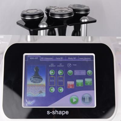 China S-Shape Wrinkle Remover 40K RF Cavitation Vacuum Vortex Cavitation Slimming Big Fat Burning Beauty Laser Machine for sale