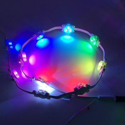 China Contemporary 5m/10m Style 5W RGBIC Smart LED Spherical Globe String Fairy Strip Lights for Outdoor Venue Decoration for sale