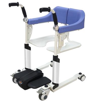 China New Product Maiakangxin Height Transfer Electric Patient Lift Chair Remote Control Commode Patient Chair for sale