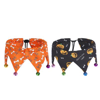 China Adjustable Dog Cat Neck Bandana Collar Scarf Halloween Dog Scarf Novelty Viable Funny Bandana Dog Scarf for sale