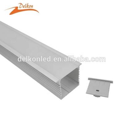 China Decorations 2M/PCS Delkon 35*44mm U Shape LED Profile Recessed Linear LED Profile Aluminum for sale