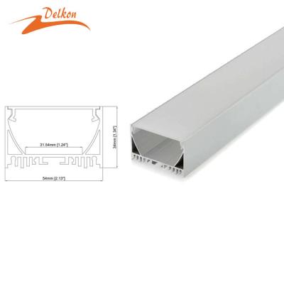 China Ceiling Decorations 50*34mm Width LED Profile Aluminum Channel Inner 31mm Profile For LED Strip Light for sale