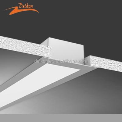 China Embeded 2ft 50*35mm LED Recessed Linear Downlight 12W Linkable Light IP40 for sale