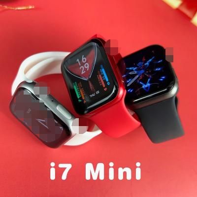 China New Product Touch Screen Smartwatch 2022 1.62 Inch Screen I Watch 7 Series 7 Mini Reloj Inteligente Smart Watch For Women Lady Small Size for sale