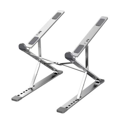 China Portable Aluminum Alloy (Height) Adjustable Height Foldable Desktop Laptop Notebook Holder Stand for sale