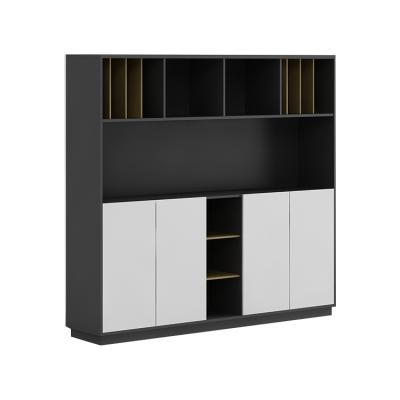 China Expandable Wooden Filing Cabinet Shelf Corner Bookcase Office Furniture Desk File Cabinets for sale