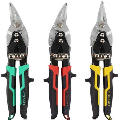 China Save 40% MAXPOWER Cutting Force Heavy Duty Long Straight Metal Cutter Aviation Tin Snip Cutter For Sheet Metal for sale