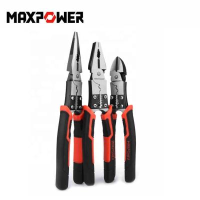 China Wire stripping 5 in 1 pliers maxpower long nose high quality multifunctional wire riveting pliers for sale