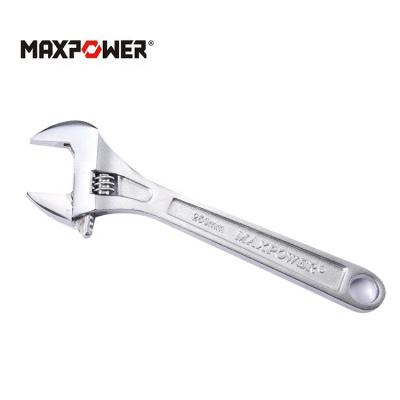 China High Quality Industry Grade CRV Maxpower Brand CRV Wide Opening Heavy Duty Adjustable Wrench Set for sale