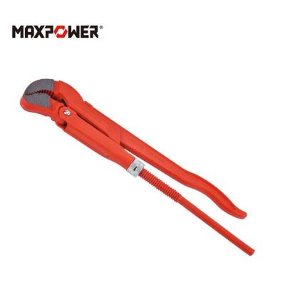 China Forging steel Maxpower brand factory direct sales maxpower drop forged Swedish type pipe wrench s carbon steel type for sale