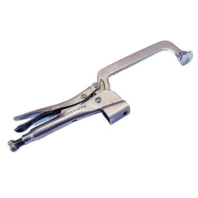 China Industrial Assembly Maxpower Brand CRV - Grade Power Clamps Fixed Hold Down Tool Bench Clamp Locking Pliers Set for sale