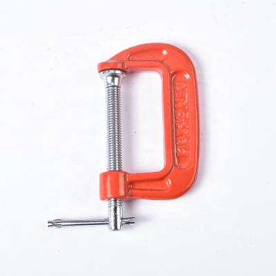 China 12 Inch Quick C Handle C Clamp Assembly Hand Grip Holder Welding Tool Deep Throat for sale