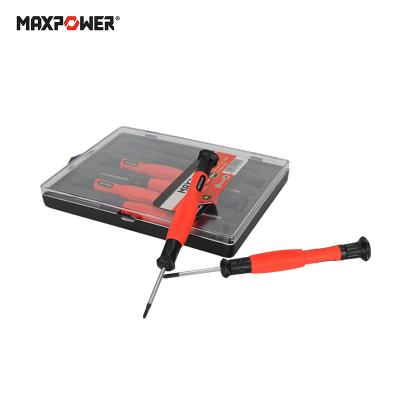 China Factory wholesale plastic mini screwdriver tool kit plastic box mini portable screwdriver set for sale