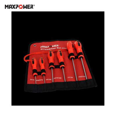 China Factory direct sales maxpower 8pcs plastic impact screwdriver set high quality impact screwdriver for sale