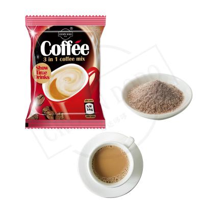 China Natural 3in1 Instant Coffee Powder Without Addition Hangover Individual Sachet Suitable For Ages Sale In Mid-Height Market Instant Coffee for sale